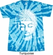Mens Yoga Shirt Big Buddha Head Twist Tie Dye Tee T-shirt