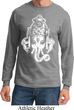 Mens Yoga Shirt BIG Ganesha Head Long Sleeve Tee T-Shirt