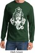 Mens Yoga Shirt BIG Ganesha Head Long Sleeve Tee T-Shirt