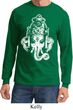 Mens Yoga Shirt BIG Ganesha Head Long Sleeve Tee T-Shirt