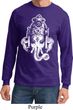 Mens Yoga Shirt BIG Ganesha Head Long Sleeve Tee T-Shirt