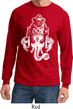Mens Yoga Shirt BIG Ganesha Head Long Sleeve Tee T-Shirt