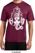 Mens Yoga Shirt BIG Ganesha Head Moisture Wicking Tee T-Shirt