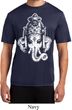 Mens Yoga Shirt BIG Ganesha Head Moisture Wicking Tee T-Shirt
