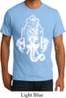 Mens Yoga Shirt BIG Ganesha Head Organic Tee T-Shirt