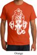 Mens Yoga Shirt BIG Ganesha Head Organic Tee T-Shirt
