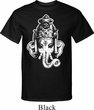 Mens Yoga Shirt BIG Ganesha Head Tall Tee T-Shirt