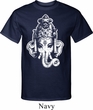Mens Yoga Shirt BIG Ganesha Head Tall Tee T-Shirt