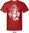Mens Yoga Shirt BIG Ganesha Head Tall Tee T-Shirt
