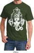 Mens Yoga Shirt BIG Ganesha Head Tee T-Shirt