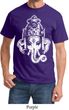 Mens Yoga Shirt BIG Ganesha Head Tee T-Shirt