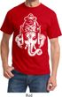 Mens Yoga Shirt BIG Ganesha Head Tee T-Shirt