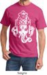 Mens Yoga Shirt BIG Ganesha Head Tee T-Shirt