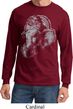 Mens Yoga Shirt BIG Ganesha Profile Long Sleeve Tee T-Shirt