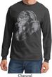 Mens Yoga Shirt BIG Ganesha Profile Long Sleeve Tee T-Shirt