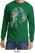 Mens Yoga Shirt BIG Ganesha Profile Long Sleeve Tee T-Shirt