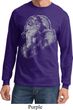 Mens Yoga Shirt BIG Ganesha Profile Long Sleeve Tee T-Shirt