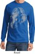 Mens Yoga Shirt BIG Ganesha Profile Long Sleeve Tee T-Shirt