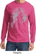 Mens Yoga Shirt BIG Ganesha Profile Long Sleeve Tee T-Shirt