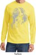 Mens Yoga Shirt BIG Ganesha Profile Long Sleeve Tee T-Shirt