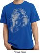 Mens Yoga Shirt BIG Ganesha Profile Pigment Dyed Tee T-Shirt