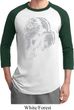 Mens Yoga Shirt BIG Ganesha Profile Raglan Tee T-Shirt