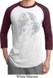Mens Yoga Shirt BIG Ganesha Profile Raglan Tee T-Shirt