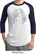 Mens Yoga Shirt BIG Ganesha Profile Raglan Tee T-Shirt