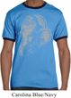 Mens Yoga Shirt BIG Ganesha Profile Ringer Tee T-Shirt
