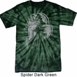 Mens Yoga Shirt BIG Ganesha Profile Spider Tie Dye Tee T-shirt