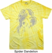 Mens Yoga Shirt BIG Ganesha Profile Spider Tie Dye Tee T-shirt