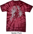 Mens Yoga Shirt BIG Ganesha Profile Spider Tie Dye Tee T-shirt