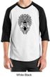 Mens Yoga Shirt Black Bodhi Tree Raglan Tee T-Shirt