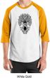 Mens Yoga Shirt Black Bodhi Tree Raglan Tee T-Shirt