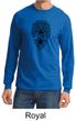 Mens Yoga Shirt Black Bodhi Tree Long Sleeve Tee T-Shirt