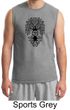 Mens Yoga Shirt Black Bodhi Tree Muscle Tee T-Shirt