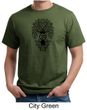 Mens Yoga Shirt Black Bodhi Tree Organic Tee T-Shirt