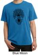 Mens Yoga Shirt Black Bodhi Tree Pigment Dyed Tee T-Shirt