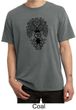 Mens Yoga Shirt Black Bodhi Tree Pigment Dyed Tee T-Shirt