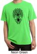 Mens Yoga Shirt Black Bodhi Tree Pigment Dyed Tee T-Shirt