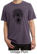 Mens Yoga Shirt Black Bodhi Tree Pigment Dyed Tee T-Shirt