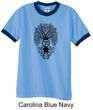 Mens Yoga Shirt Black Bodhi Tree Ringer Tee T-Shirt