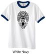 Mens Yoga Shirt Black Bodhi Tree Ringer Tee T-Shirt