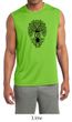 Mens Yoga Shirt Black Bodhi Tree Sleeveless Moisture Wicking Tee