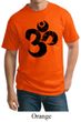 Mens Yoga Shirt Black Distressed OM Tall Tee T-Shirt