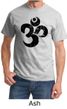Mens Yoga Shirt Black Distressed OM Tee T-Shirt