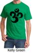 Mens Yoga Shirt Black Distressed OM Tee T-Shirt