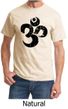 Mens Yoga Shirt Black Distressed OM Tee T-Shirt