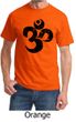 Mens Yoga Shirt Black Distressed OM Tee T-Shirt