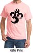 Mens Yoga Shirt Black Distressed OM Tee T-Shirt